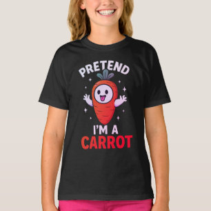Tu so, als wäre ich ein Veganer Karottengeister T-Shirt