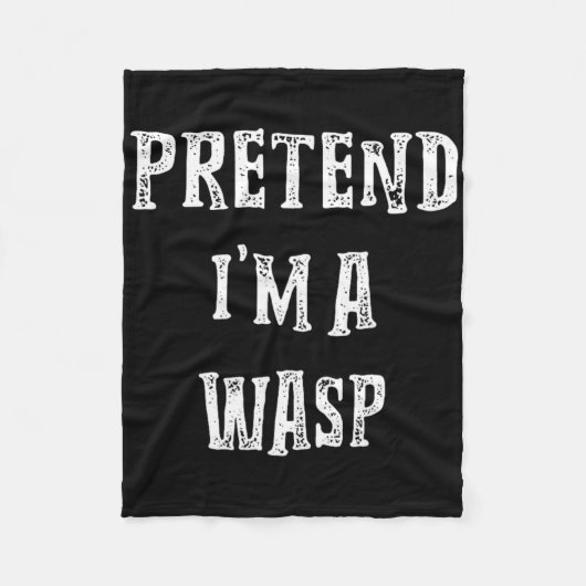 Tu so, als wäre ich ein Wasp Halloween Kostümpaare Fleecedecke (Vorderseite)