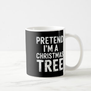 Tu so, als wäre ich ein Weihnachtsbaum Xmas Pajama Kaffeetasse