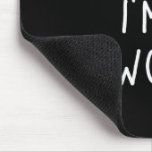 Tu so, als wäre ich ein Wolf Funny Lazy Halloween- Mousepad (Ecke)