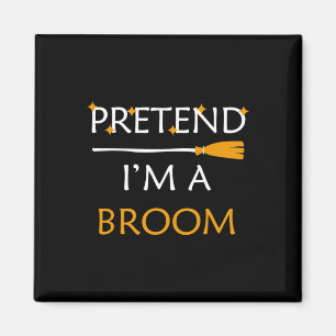 Tu so, als wäre ich ein Zimmer Spaß Halloween Kost Magnet