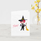 Tu so, als wäre ich ein Zinn-Mann-Halloween-Last-M Karte (Gelbe Blume)