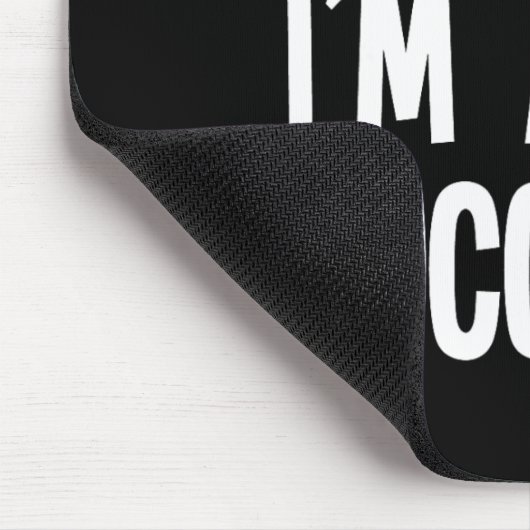 Tu so, als wäre ich ein Zucchini Funny Halloween P Mousepad (Ecke)