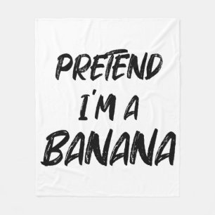 Tu so, als wäre ich eine Banane Fleecedecke