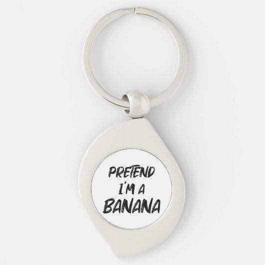 Tu so, als wäre ich eine Banane Schlüsselanhänger (Vorderseite)