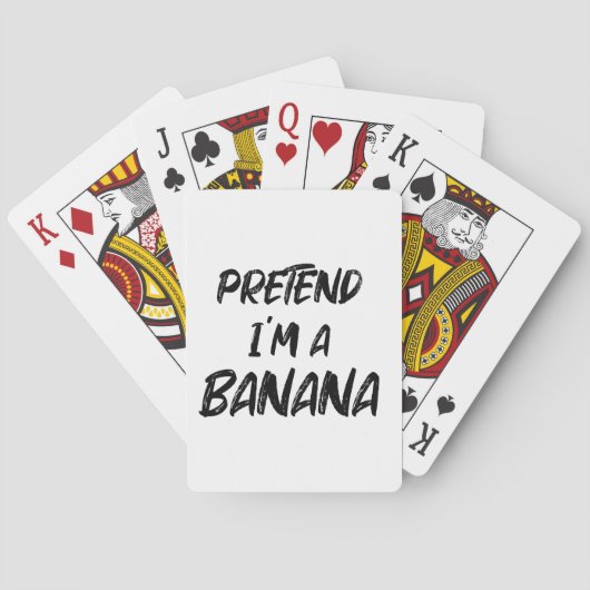 Tu so, als wäre ich eine Banane Spielkarten (Rückseite)