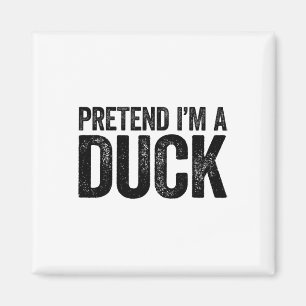 Tu so, als wäre ich eine Duck Matching Kids Adult Magnet
