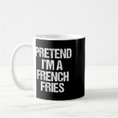 Tu so, als wäre ich eine französische Fries Costum Kaffeetasse (Links)