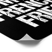 Tu so, als wäre ich eine französische Fries Costum Poster (Ecke)