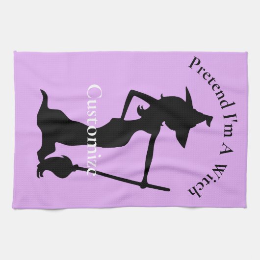 Tu so, als wäre ich eine Hexe Thunder_Cove Geschirrtuch (Horizontal)