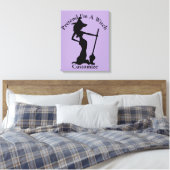 Tu so, als wäre ich eine Hexe Thunder_Cove Leinwanddruck (Insitu (Schlafzimmer))