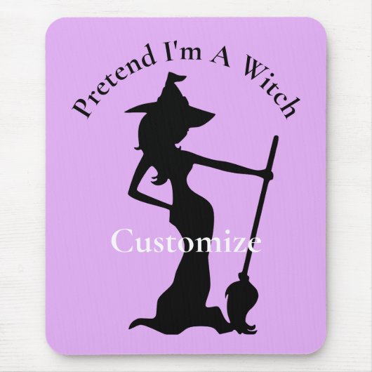 Tu so, als wäre ich eine Hexe Thunder_Cove Mousepad (Vorne)