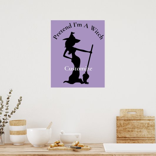 Tu so, als wäre ich eine Hexe Thunder_Cove Poster (Küche)