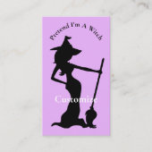 Tu so, als wäre ich eine Hexe Thunder_Cove Visitenkarte (Vorderseite)