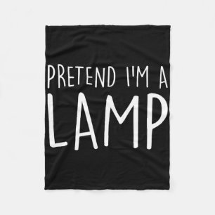 Tu so, als wäre ich eine Lamp Family Group Lazy Ea Fleecedecke
