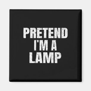Tu so, als wäre ich eine Lamp Family Group Lazy Ea Magnet