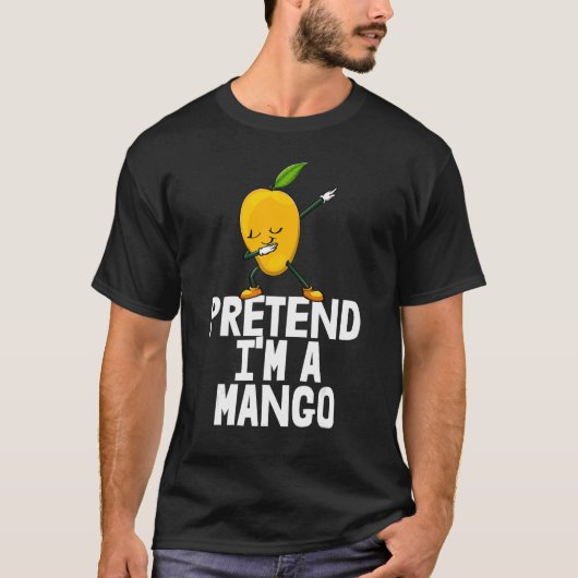 Tu so, als wäre ich eine Mango Dabbing Funny Mango T-Shirt (Vorderseite)
