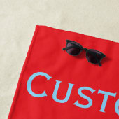 Tu so, als wäre ich eine Niedliche Meerjungfrau Strandtuch (Beispiel)