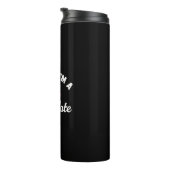 Tu so, als wäre ich eine Schokolade-Bar Thermosbecher (Nach rechts gedreht)