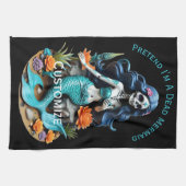 Tu so, als wäre ich eine tote Meerjungfrau Geschirrtuch (Horizontal)