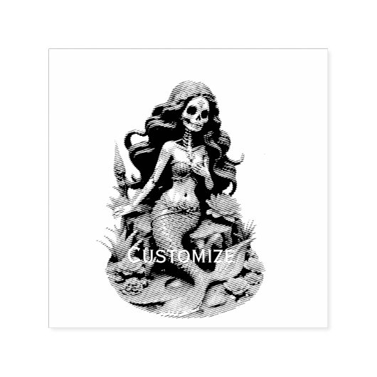 Tu so, als wäre ich eine tote Meerjungfrau Permastempel (Design)