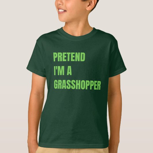 Tu so, als wäre ich Grasshopper Kid's TShirt (Vorderseite)