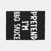 Tu so, als wäre ich Grillen Sauce Matching Costume Fleecedecke (Vorderseite (Horizontal))