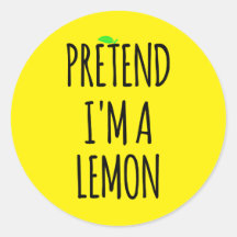 Tu so, als wäre ich Lemon - Funny Costume