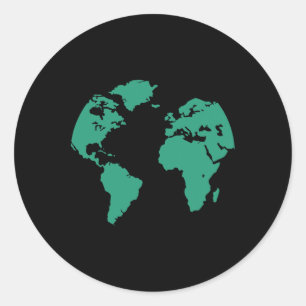Tu so, als wäre ich Planet Earth Mens Kids Lazy Fu Runder Aufkleber