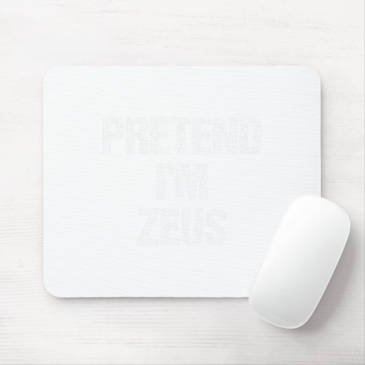 Tu so, als wäre ich Zeus Kostüm Griechisches Gotte Mousepad (Mit Mouse)
