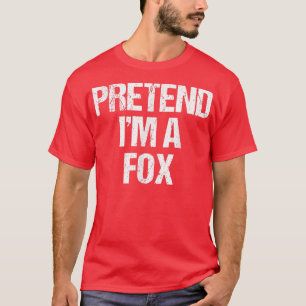 Tu so, als würde ich ein Fo-Kostüm Funny Lazy Hall T-Shirt