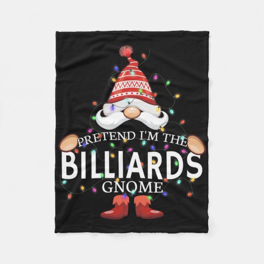 Tu so, als würden die Billiards Weihnachtsmatte be Fleecedecke (Vorderseite)