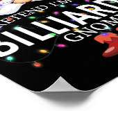 Tu so, als würden die Billiards Weihnachtsmatte be Poster (Ecke)