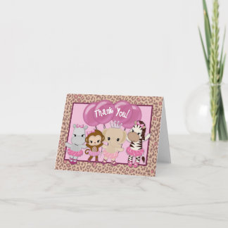 Tu Tu Cute Ballerina Thank You TTC note card Dankeskarte