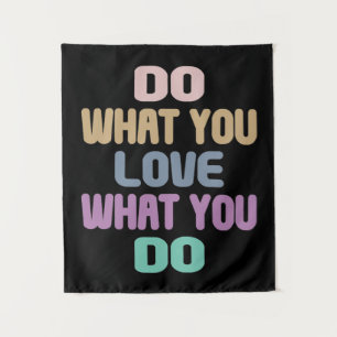 Tu, was du in Liebe tust - Motivierend Angebot Wandteppich