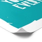 Tu, was du jeden Tag Liebe Poster (Ecke)