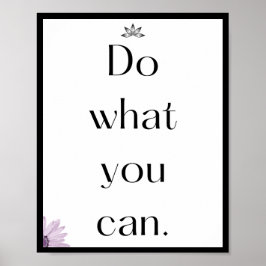 Tu, was du kannst, Kostenvoranschlag Poster