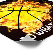 Tu, was du Liebe Basketball Poster (Ecke)