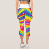 Tu, was du Liebe hast! Motivierend Capri Leggings (Rückseite)