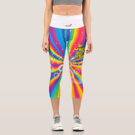 Tu, was du Liebe hast! Motivierend Capri Leggings