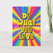 Tu, was du Liebe hast! Motivierend Karte (Vorderseite)