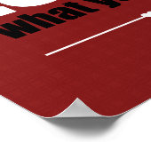 Tu, was du LIEBE tust, was du Poster tust - Rot (Ecke)