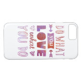 "Tu, was du LIEBE, was du tust" inspirierend Case-Mate iPhone Hülle (Rückseite (Horizontal))