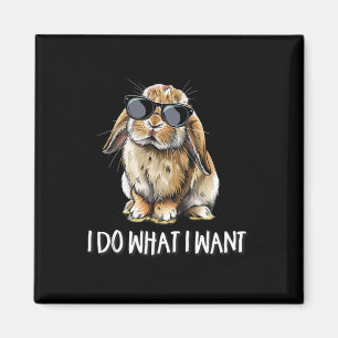 Tu, was ich Mini Holland Lop Bunny Rabbit Lover Ge Magnet