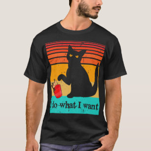 Tu, was ich Vintage Kitten Gewollt habe Katzenjack T-Shirt