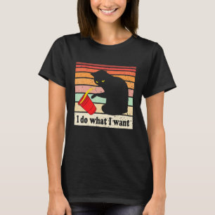 Tu, was ich Vintagen Red Cup der Schwarzkatze Gewo T-Shirt
