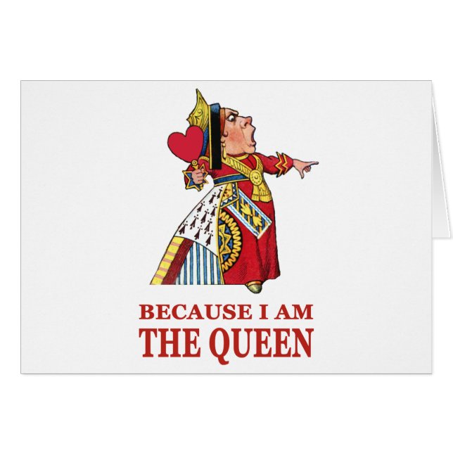 Tu, WEIL ICH DIE KÖNIGIN BIN. (Vorderseite (Horizontal))
