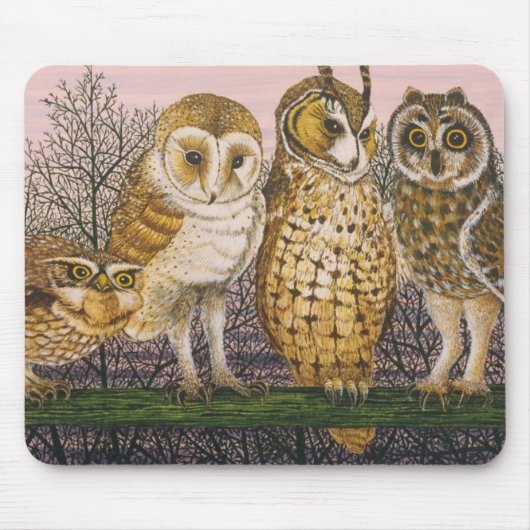 Tu-Whit Tu-whooing Mousepad (Vorne)
