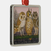 Tu-Whit Tu-whooing Ornament Aus Metall (Rechts)