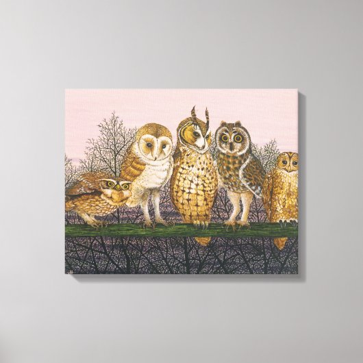 Tu-whit Tu-whowing Leinwanddruck (Vorderseite)